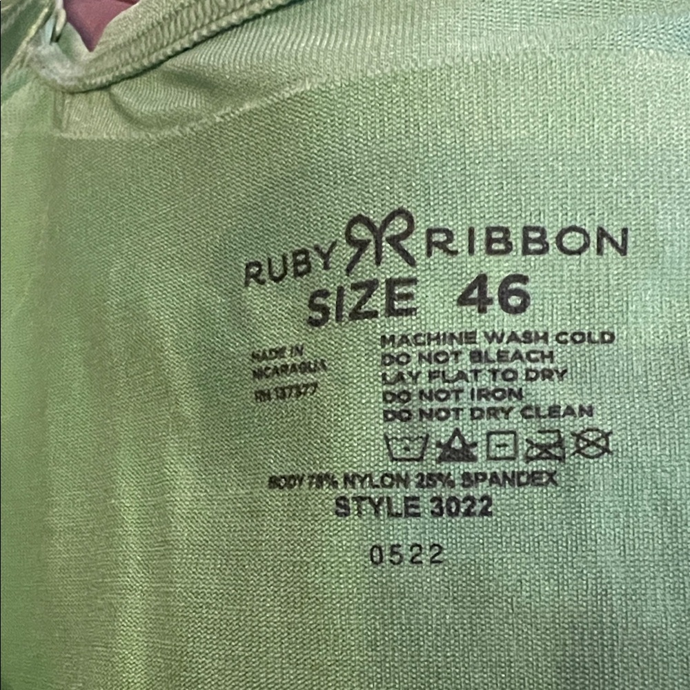Ruby Ribbon Green Original Cami - Picture 2 of 2